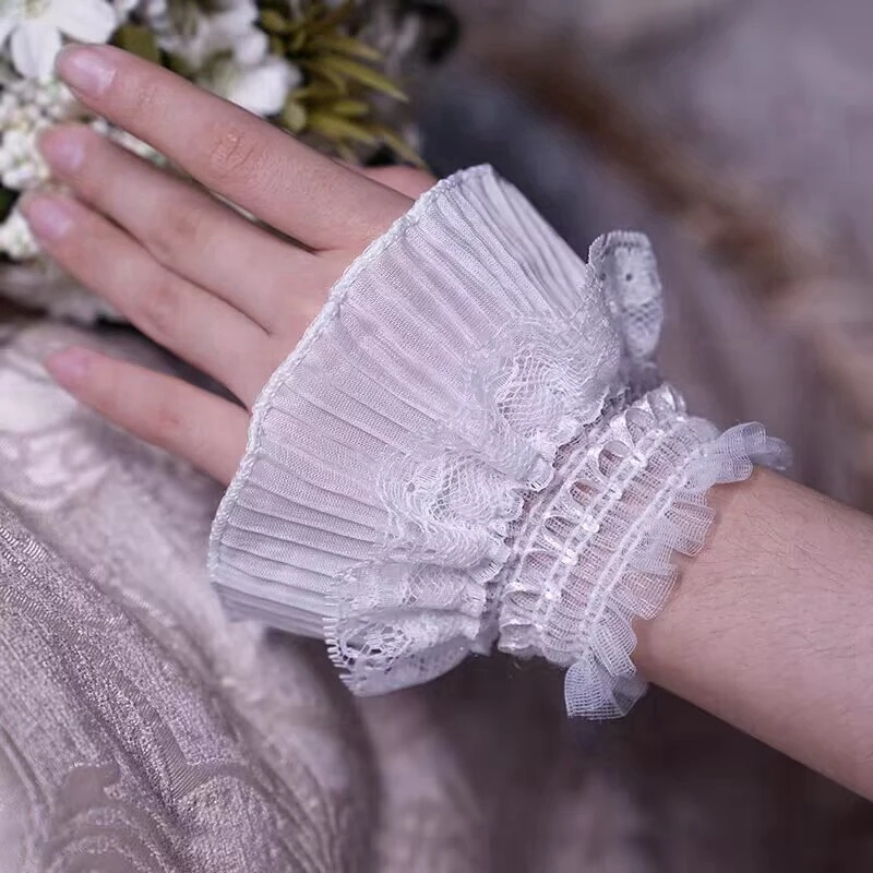 

Lace Wrist Band Nail Photography Prop Fairy Cuff Decoration Nail Enhancement Display Wrist Band Nail Polish Gel Photo Showing