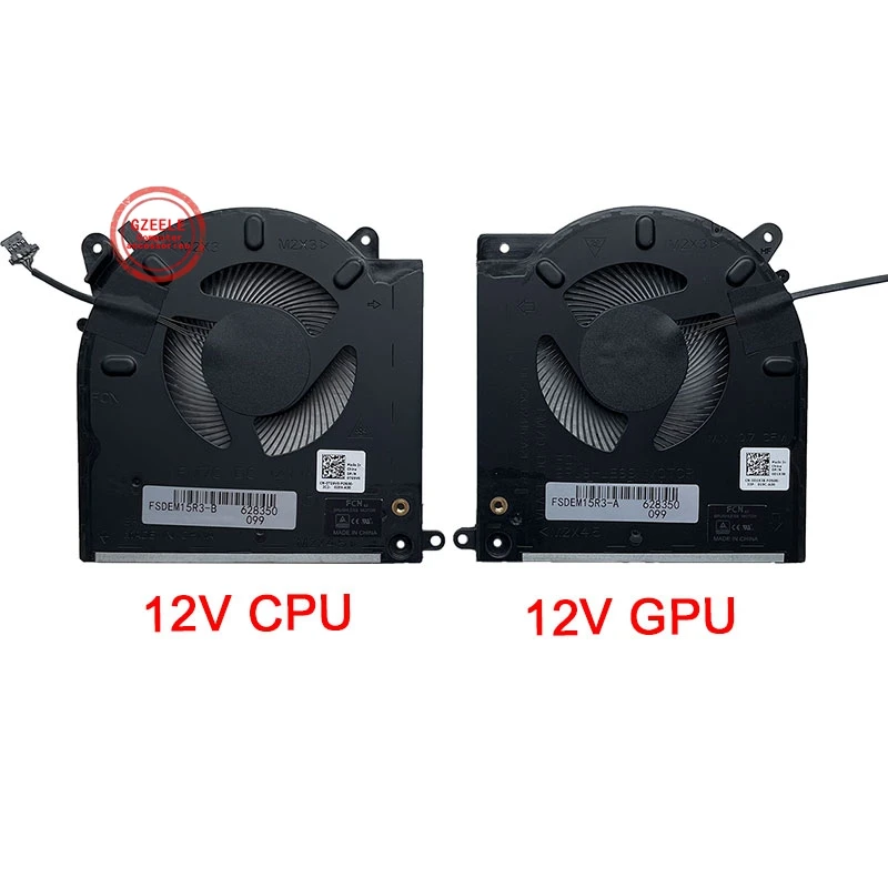 NEW Laptop CPU GPU Cooling Fan For DELL Alien Alienware M15 R3 R4 P69F/Alienware 15 R3 RTX 0H0YNP 0D1X38 0TG9V0 DC 12V
