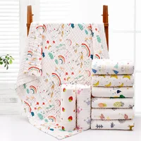 Cotton Baby Bath Towel Boys Girls Towel Blanket For Newborn Baby Bathrobe 4 Layers Gauze Washcloth Infant Swaddle 1