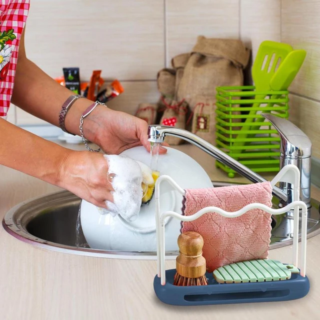 Kitchen Sink Soap and Sponge Holder