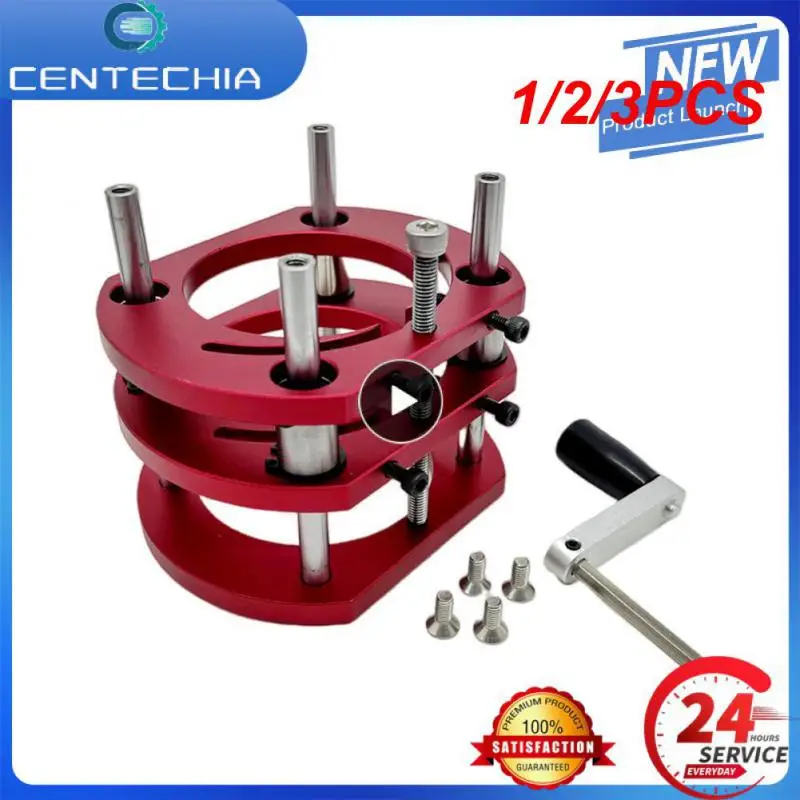

1/2/3PCS Aluminum Router Table Insert Plate Router Lift Kit for 65mm Diameter Motors Woodworking Workbench Trimmer Engraving