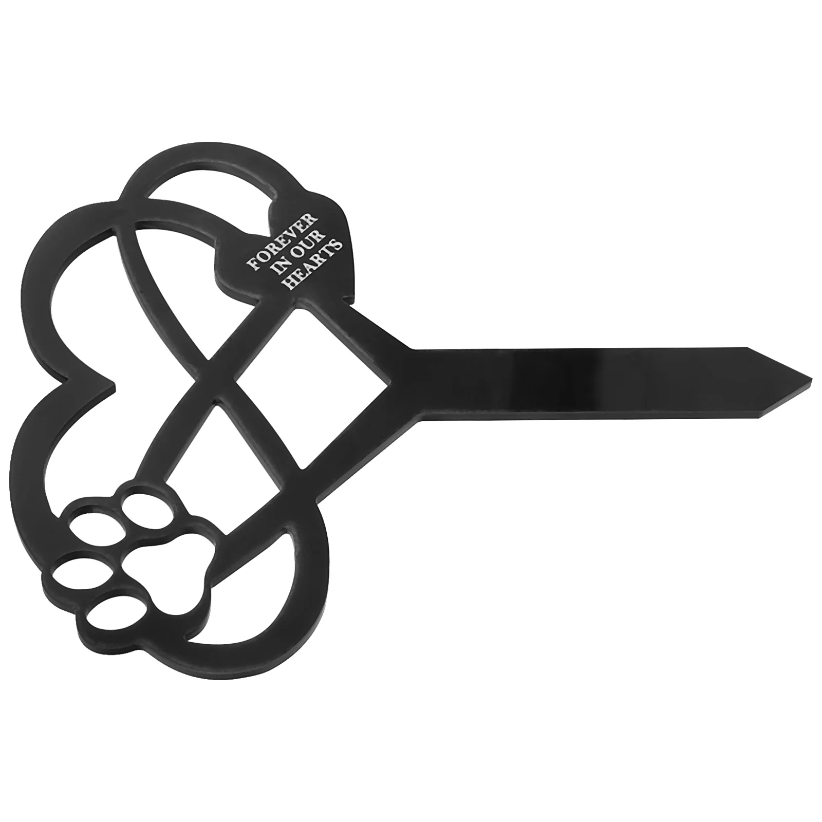 

Cemetery Heart Shaped Stake Decorative Metal Memorial Stake Yard Stake Sign Cemetery Decor