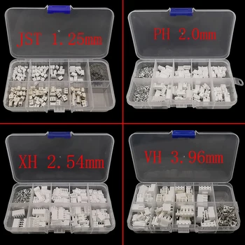 JST 1.25/PH2.0/XH2.54/SM2.54/JST SYP 2 P/VH3.96 ปลั๊ก + ซ็อกเก็ตหญิงพลาสติก Terminal Pin Header สายไฟเชื่อมต่อ 1