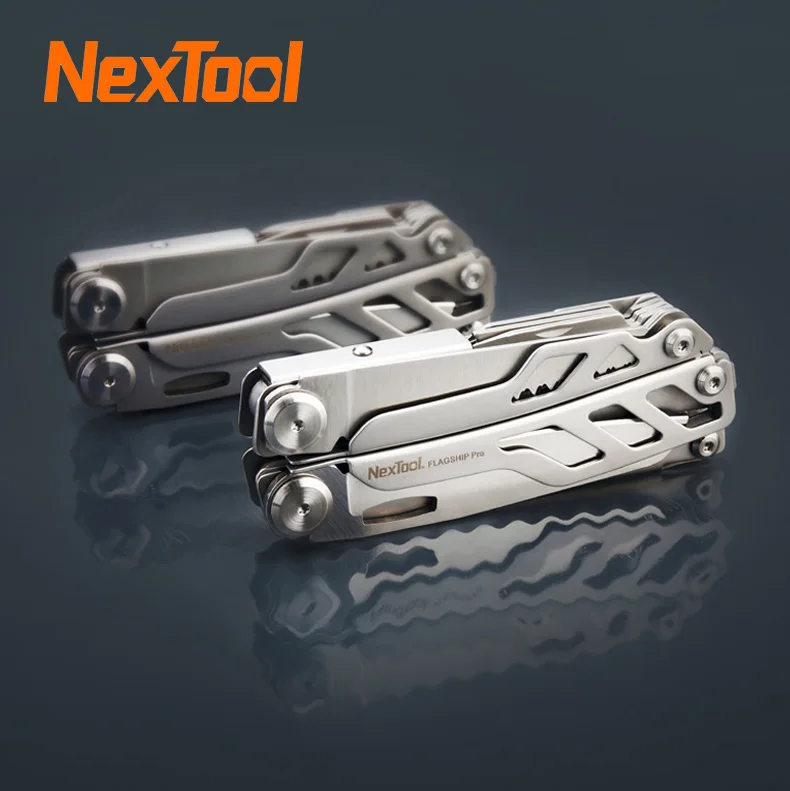 Набор инструментов NexTool Flagship Pro, Мультитул 16 в 1 со складным ножом, отверткой, открывалкой для бутылок, для повседневного использования, кемпинга