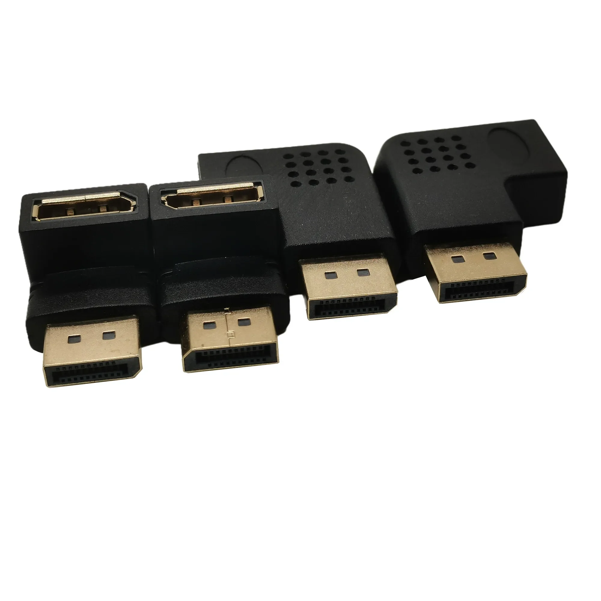 Down Displayport Adaptador Ângulo Direito dp Adaptador 8k 60hz k 144hz Passagem Durch 90 Grad Winkel Displayport 14 Konverter up