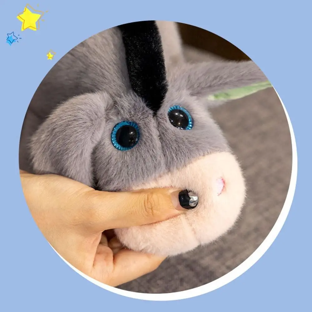 High Quality Realistic Cartoon Donkey Soft Handmade Simulation Stuffed Animal Skin-friendly Comfortable Cute Mule Holiday
