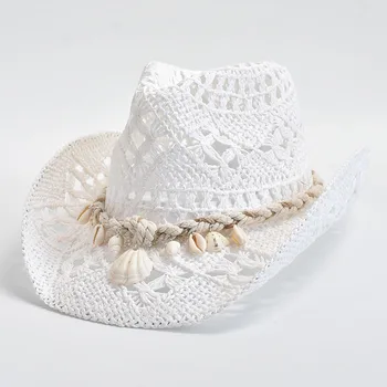 Shell Accent Straw Hat 1