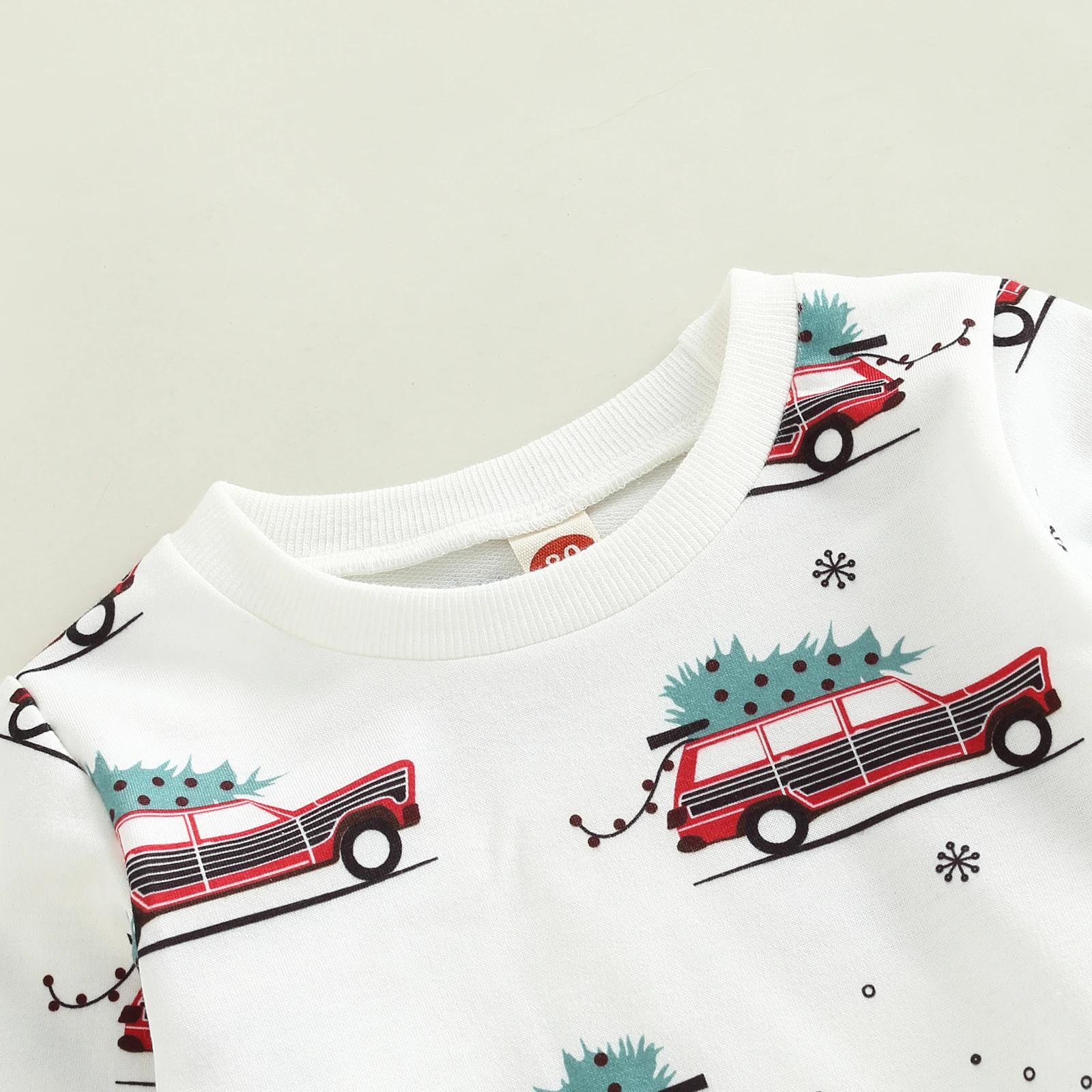 -09-06 Lioraitiin 0-3Years Toddler Baby Girl Boy 2Pcs Christmas Autumn Clothes Long Sleeve Car Printed Top Long Pants