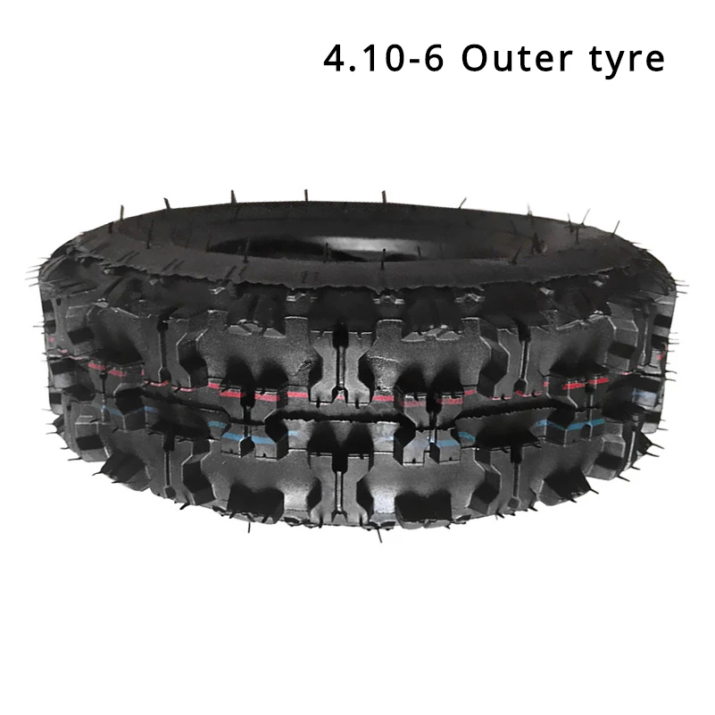 6 Inch Tires Front 4.10-6 Rear 13x5.00-6 Inner Tube Outer Tyre for 47cc 49cc Small ATV Go Kart Mini Quad Bike Snowmobile Parts