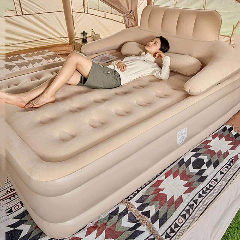 Double Loft Aerate Bed King Size Bedroom Upholstered Floor Camping Aerate Bed Frame Travel Nordic Cama Infantil Home Furniture
