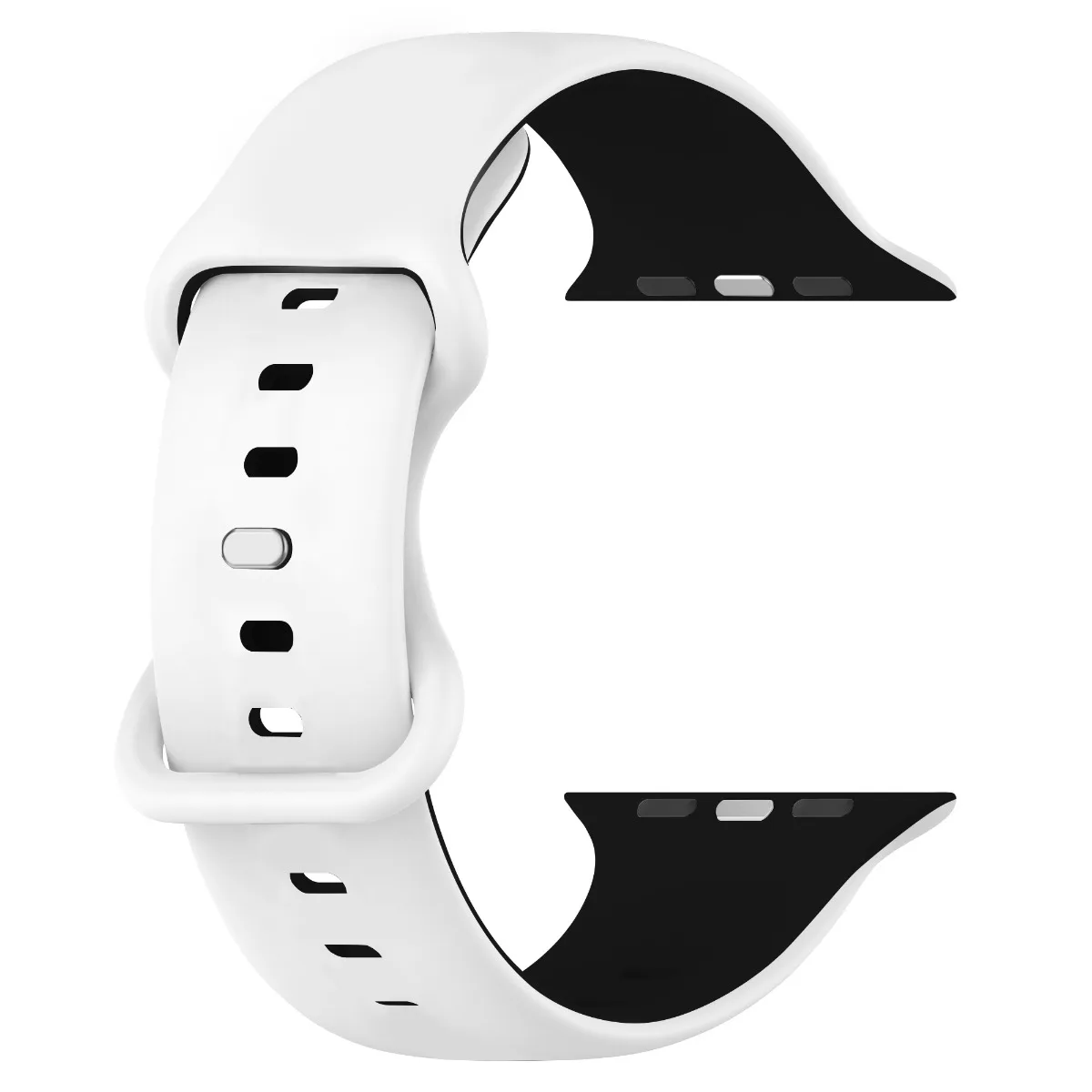 Cinturino per iWatch 42/44/45/49mm 38/40/41mm Cinturino sportivo in silicone alla moda per orologi serie Ultra2 Se 9/8/7/6/5/4/3_voghion.com