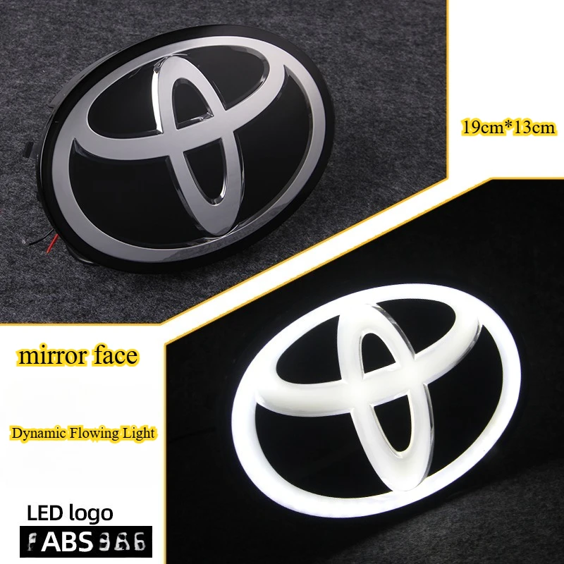 190mm LED Dynamic Luminous Emblem For Toyota Land Cruiser