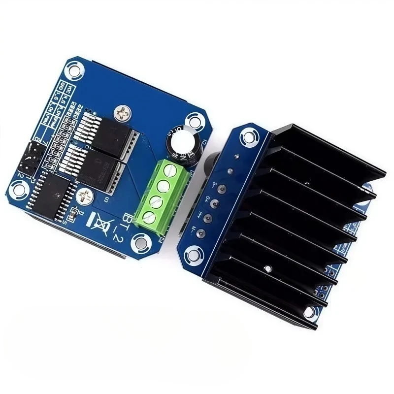 EGBO H-브리지 고전력 모터 드라이버 모듈, Arduino용 DIY 스마트 자동차 전류 진단, 더블 BTS7960, 43A, 1Pc