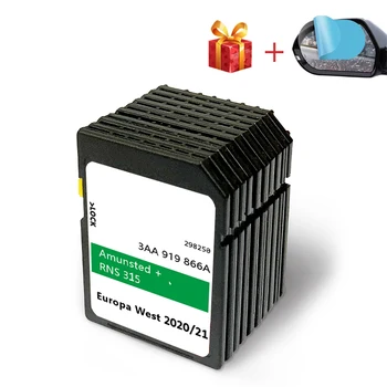 Per Skoda Yeti/Praktik/Fabia/Roomster/Octavia/Superb/Rapido GPS RNS 315 Navigazione Amunsted+ 2020/21 V12 Scheda SD 3AA 919 866A