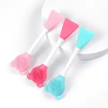

Double Head Silicone Soft Facial Mask Makeup Brush Stirring Stick Cosmetics Make Up Brush Beauty Skin Care Tool Dropshipping