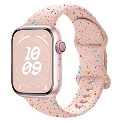 Sport Silicone Strap for Apple Watch Ultra - Durable and Comfortable Bracelet Design (Pink sand)