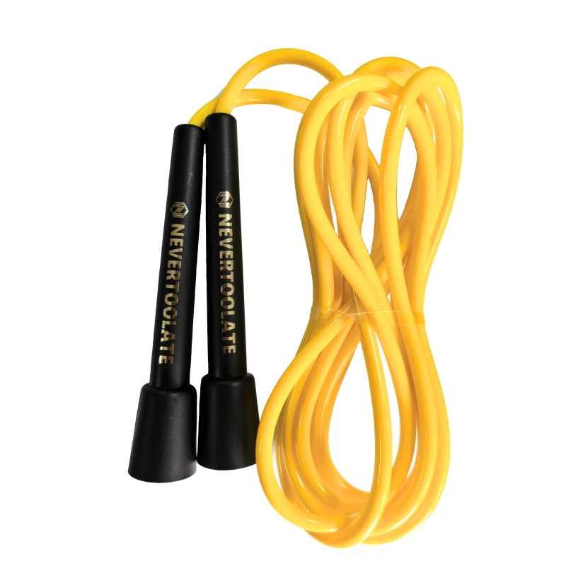 NEVERTOOLATE 143 gram 5.8mm diameter 10.5ft 3.2 meter between handles rope length speed skip rope jump fitness crossfit 5
