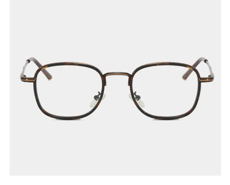 Retro japanischen Stil kreisförmige Metall geschnitzt Männer Frauen Brillengestell optische Rezept individuelle Anti-Blaulicht-Brille – Detail 2