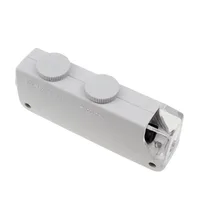 1pcs New Quality Handheld 160X-200X Magnification Zoom Len LED Lighted light lamp Pocket Microscope Magnifier Loupe hot sale 1