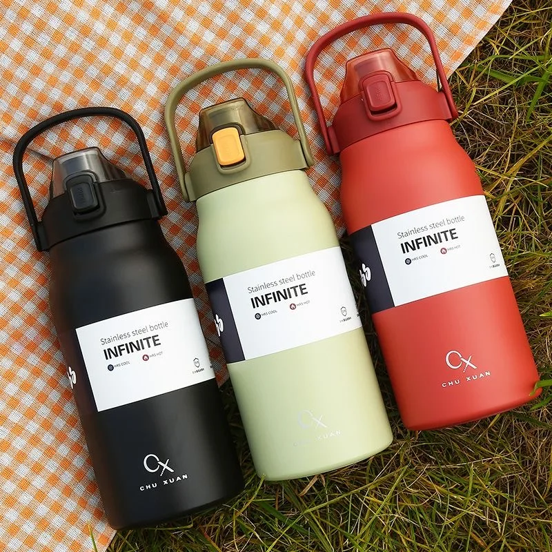 1700ML Large Capacity Thermo Bottle Outdoor Mug Stainless Steel Thermos Water Bottle Cold And Hot Tumbler Portable Vaccum Flask