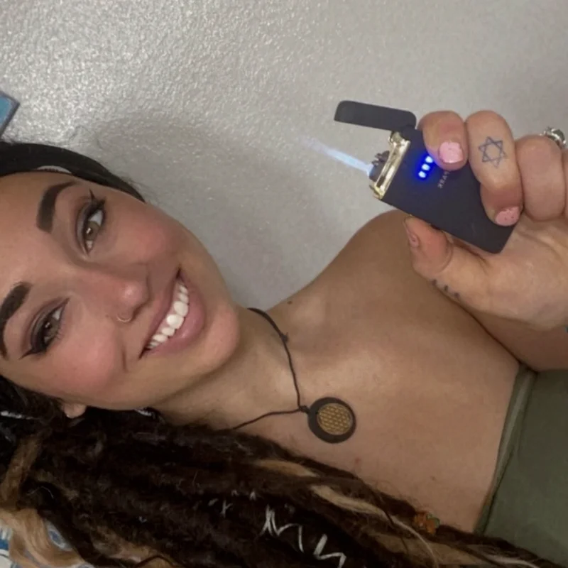 Dual Arc Edition Lighters Electric Arc Igniter Gift Electric USB Dual Light Ignite Arc Integrated Lighters Strong Fire Windproof