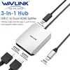 WAVLINK USB C to HDMI Dual Display Adapter 4K@60Hz 3-In-1 HDMI Adapter with 95W Power Delivery for MacBook Pro/Air Laptops 1