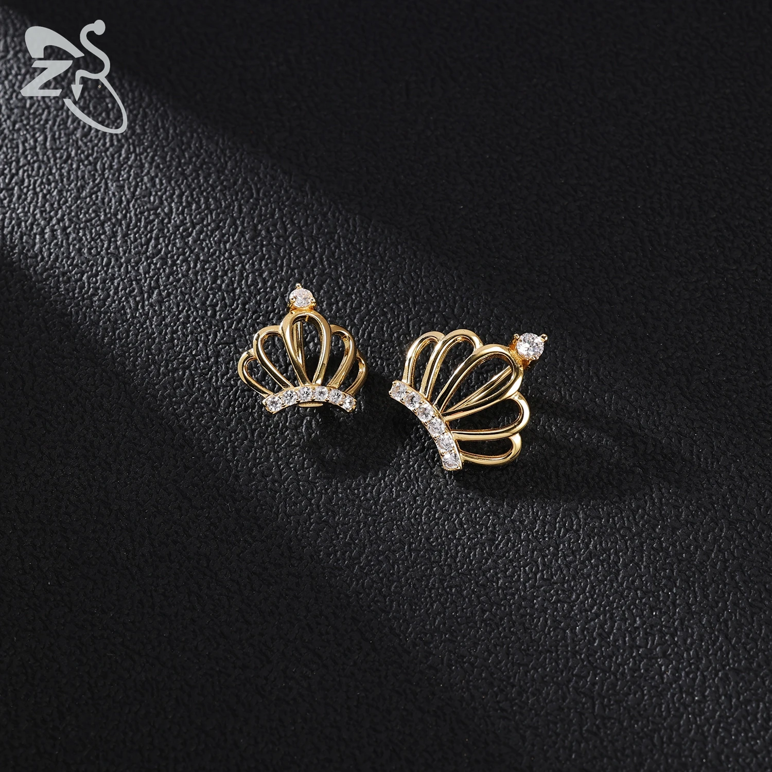 Belly Button Ring 925 Silver Crown Shape For Women Girls Luxury CZ Crystal Navel Piercing Summer Beach Body Piercings 1 Piece