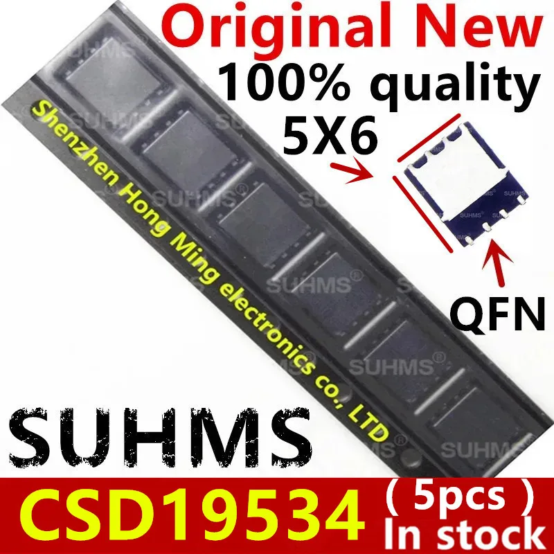 

(5 шт.) 100% новый CSD19534 CSD19534Q5A QFN-8 чипсет