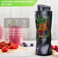 New Electric Portable Juicer Fresh Fruit Mixer 700ML Multifunctional USB Rechargeable Shakes Smoothie Blender Outdoor Mixing Cup 1
