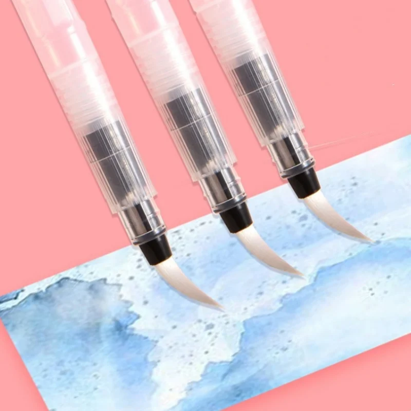 Nylon wool fountain pen Storage brush Water-soluble solid watercolor brush