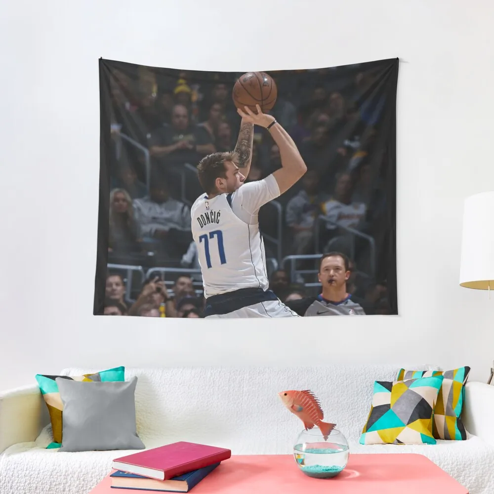 

Doncic Luka Jump Tapestry Things To The Room Wall Hanging Decor Wallpaper Bedroom Decor For Bedroom