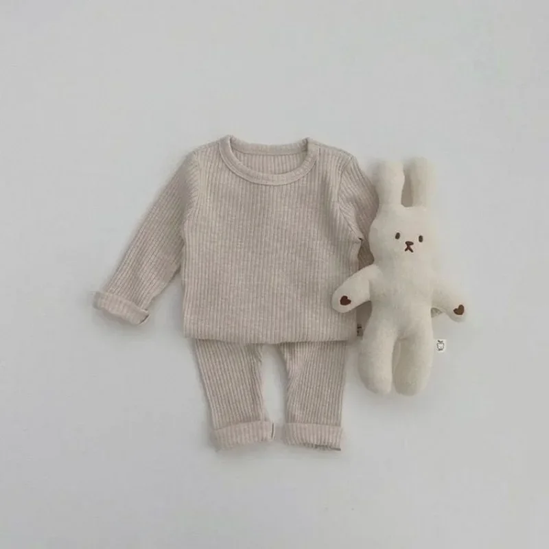 Children Clothes Children Underwear Suits Autumn Winter Fallow Thermal Underwear Suit Baby Clothing Sets Boys Girls Pajama Sets Baby Warm Sleepwear