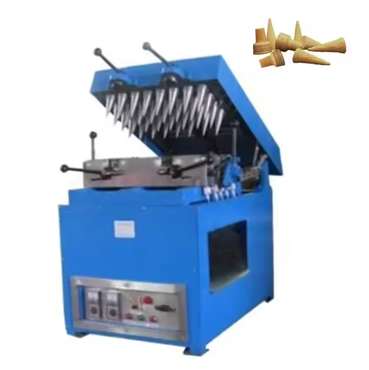 Commercial Pizza Sugar Cone Maker Machine Edible Coffee Wafer Cup Make Production Line Manufacture