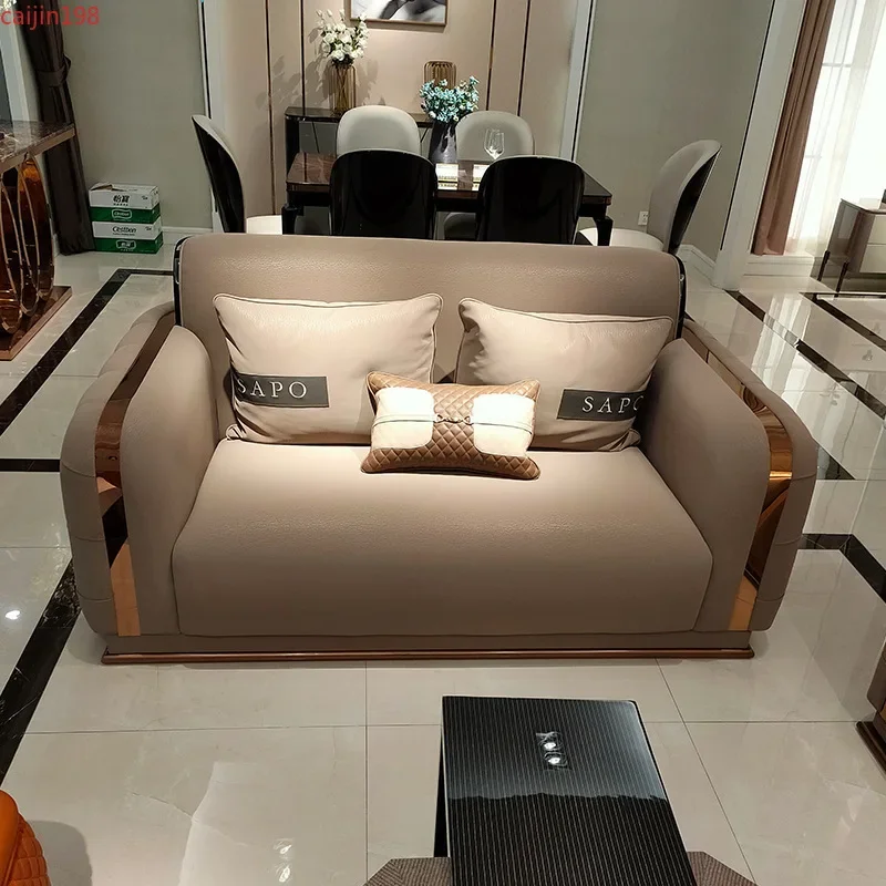 

Loveseat SOFA Italian luxury home furniture combination post-modern living room sofa simple big family villa Hong Kong