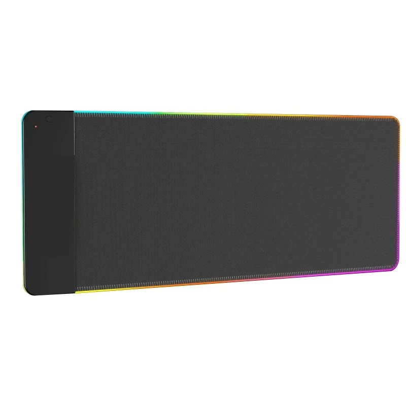 

Игровой коврик для мыши RGB с беспроводной зарядкой, игровой коврик для клавиатуры, коврик для мыши, 800x300x4 мм