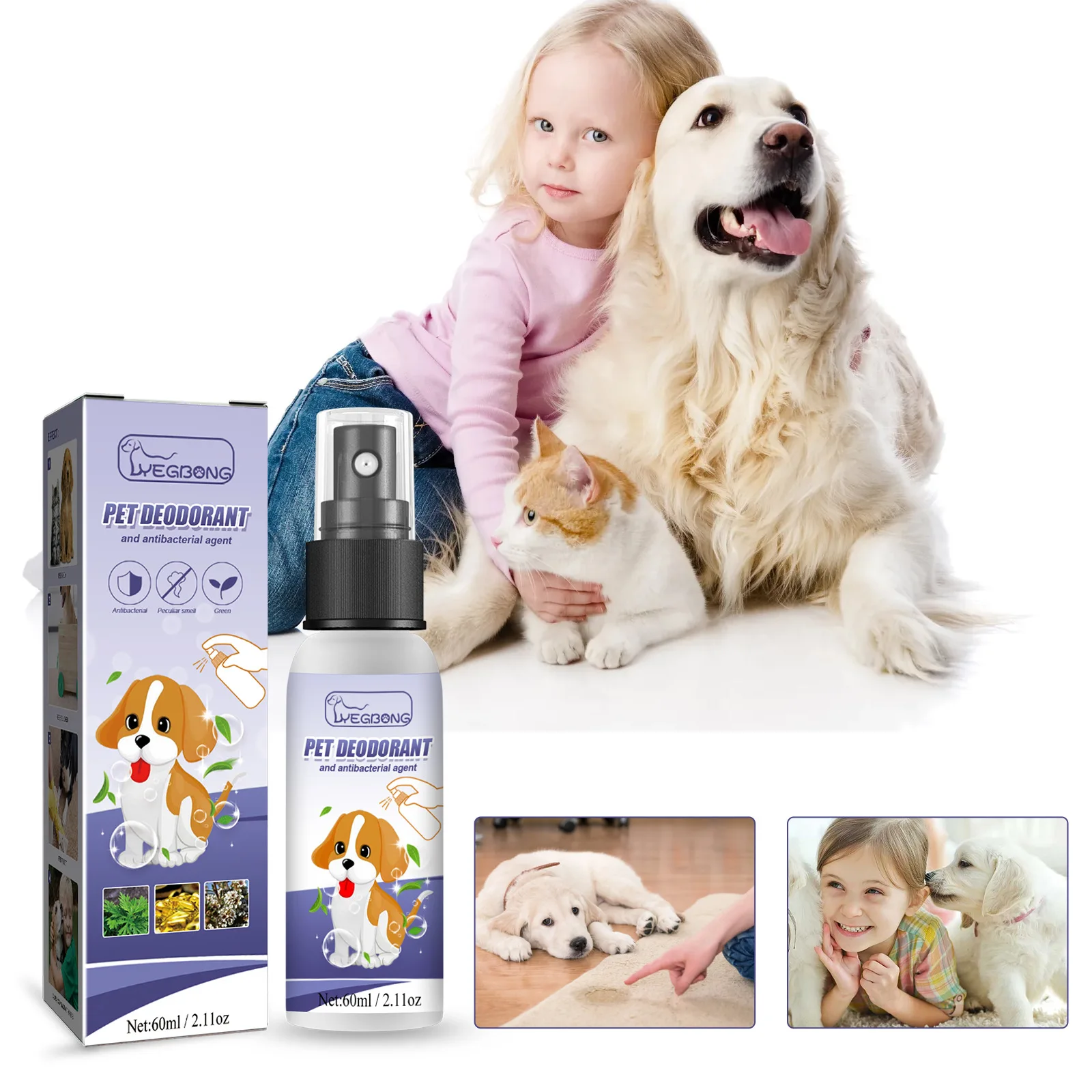 Freshen Up Your Home with Our Pet Deodorizer Spray-Eliminates Pet Odors Instantly