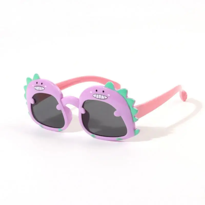 Children Sunglasses Girls Boys Cartoon Dinosaur Sun Glasses UV Protection Outdoor Travel Eyewear