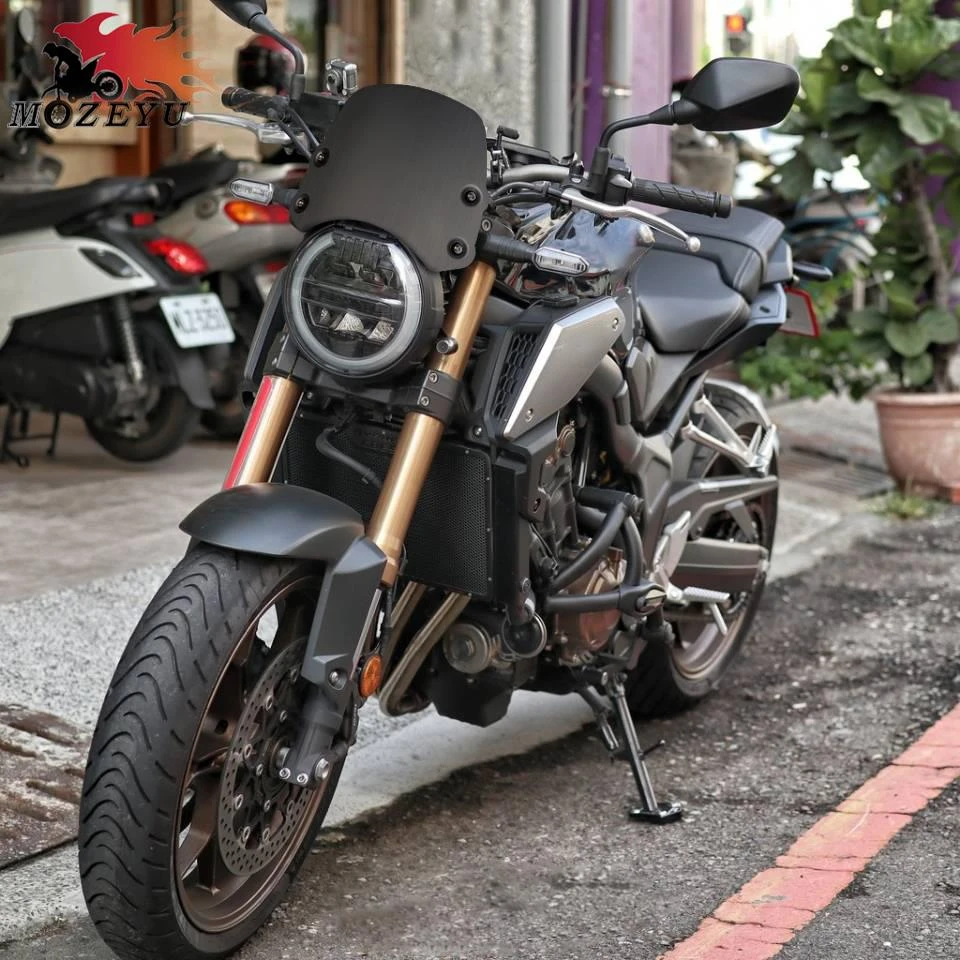 Cnc アクセサリーアルミオートバイ風防ホンダホーネット Cb650r Cb 650r 18 19 バイクウインドスクリーン延長キット フロントガラス ウィンドディフレクター Aliexpress