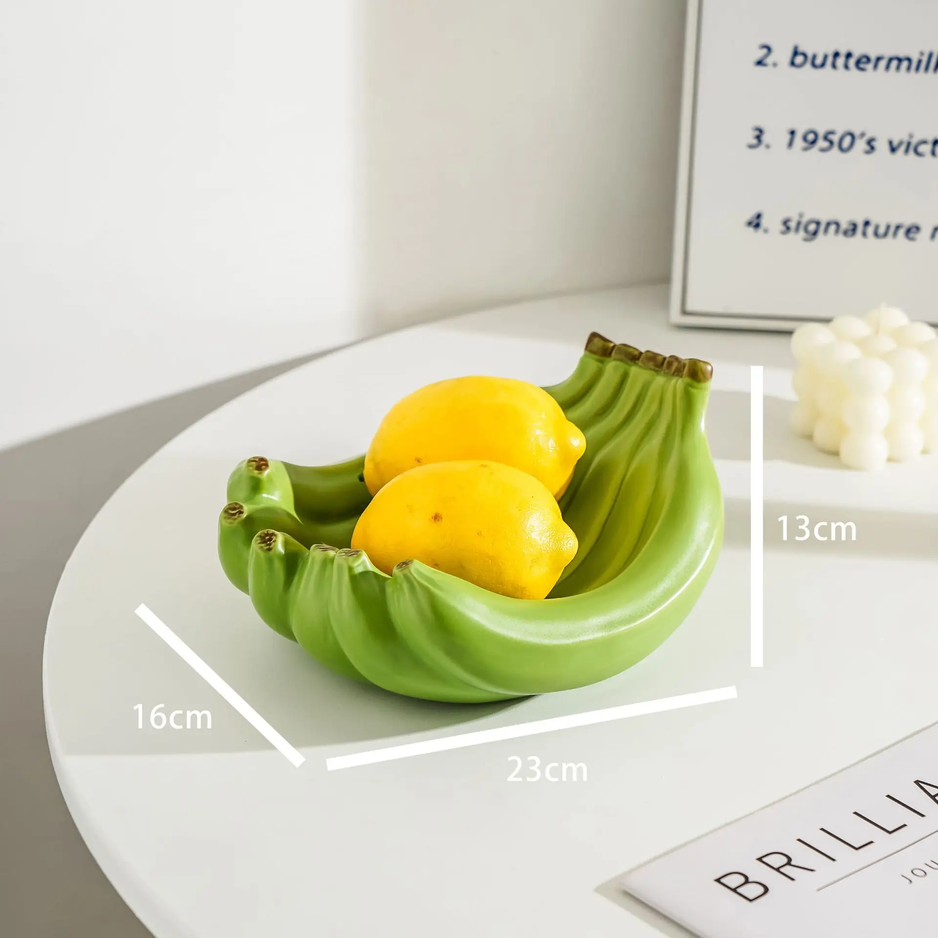 "Go-Bananas" Ceramic Storage Tray - clHouse & Home