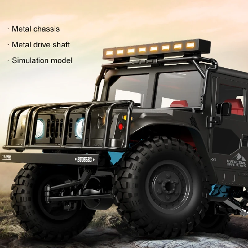 

Cool RC car Simulation Hummer Car Model 1:12 Full Scale 2.4g 4wd Climbing Off-road High-speed Car For A Variety