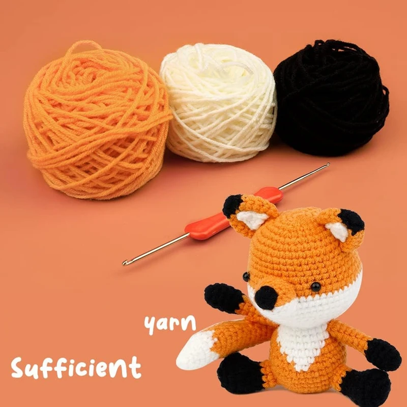 Fox Crochet Kit for Beginners