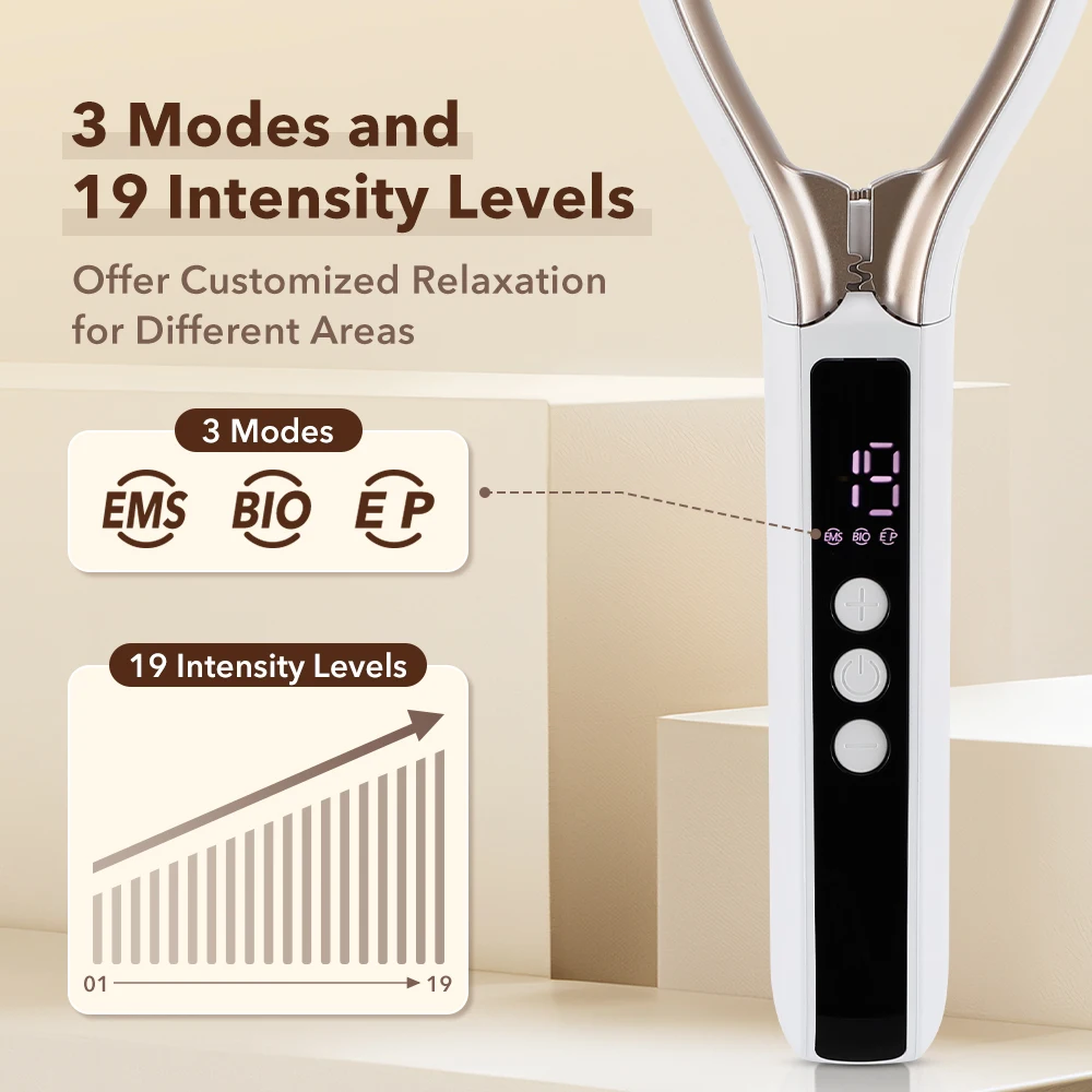 Revitalizing Electric Face & Neck Massager with Adjustable Intensity Levels - Skin Care Beauty Tool