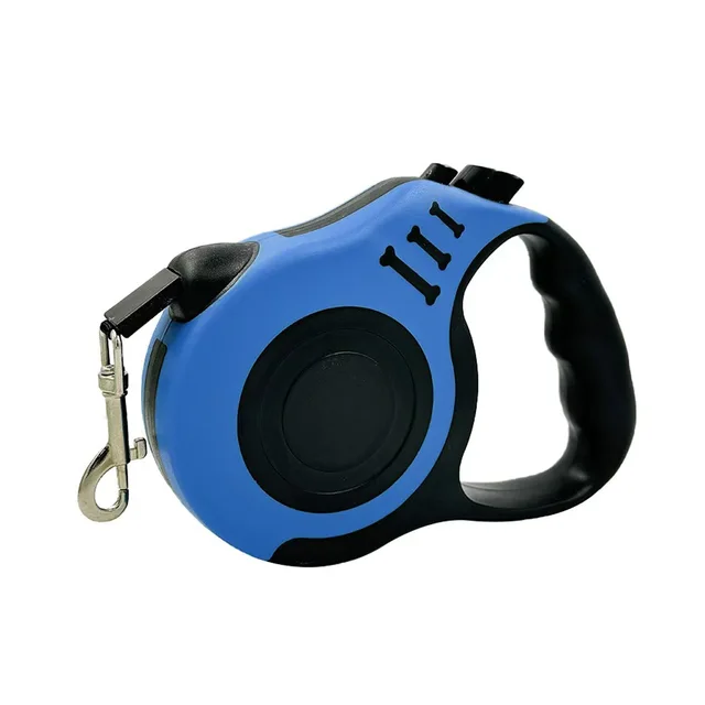 Pet Traction Device, Pet Dog Automatic Retractable Traction Rope, Bone Printed Dog Walking Rope, Dog Chain, Dog Rope 4