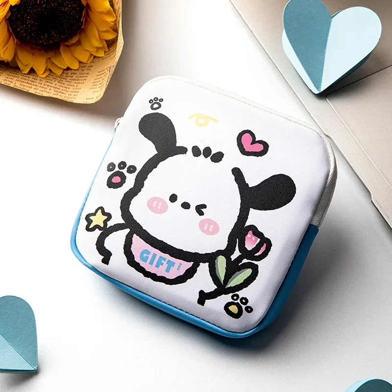 Sanrio Pochacco Anime Figures Kawaii Girls Sanitary Napkin Storage Bag Cartoon Pattern Mini Coin Purse Portable Cosmetic Bag Best Sellers In Luggage, Bags Sanrio Pochacco Anime Figures Kawaii Girls Sanitary Napkin Storage Bag Cartoon Pattern Mini Coin Purse Portable Cosmetic Bag Best Sellers In Luggage, Bags