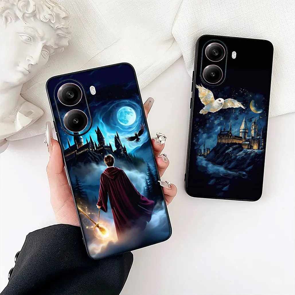 Art Cool Harries Owl Wand Potters Phone Cover Case