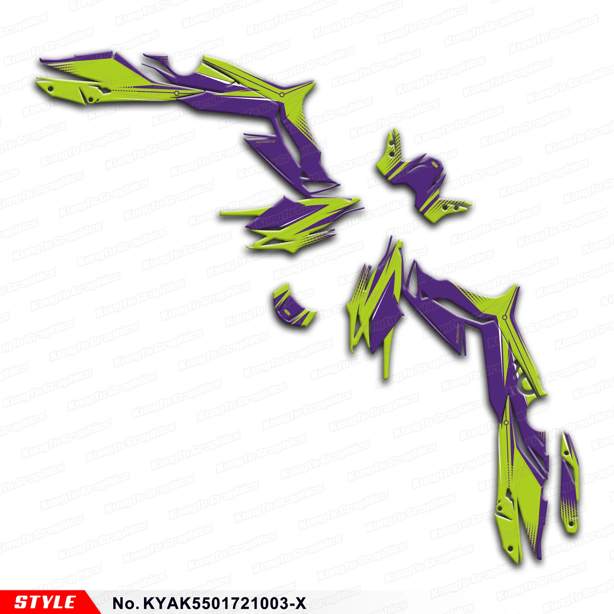 

Вторичный рынок, графические наклейки для мотоциклов, набор для KYMCO AK550 2017 2018 2019 2020, KYAK5501721003-X