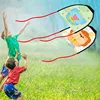 Kids Outdoor Flying Toys Portable Catapult Kite Hand Throwing Gliding Plane Girl Boy Indoor Playground Paraglider Shooting Games 3