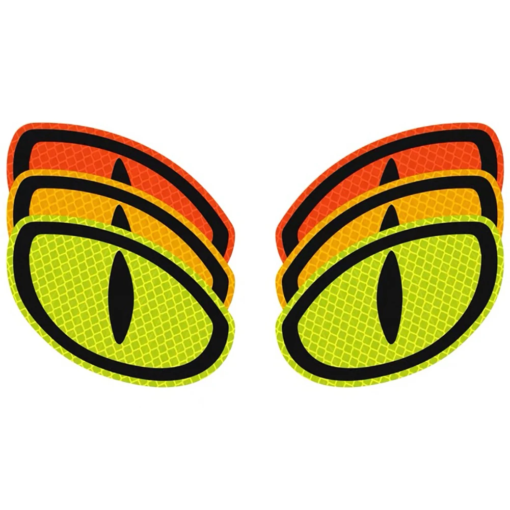 Warning Car Reflective Safety Tape Sticker Cat-eye Reflective Sticker Car Strips Auto Truck Motorcycle 2Pcs reflective tape bands,bike reflective tape,reflective stickers,reflective tape