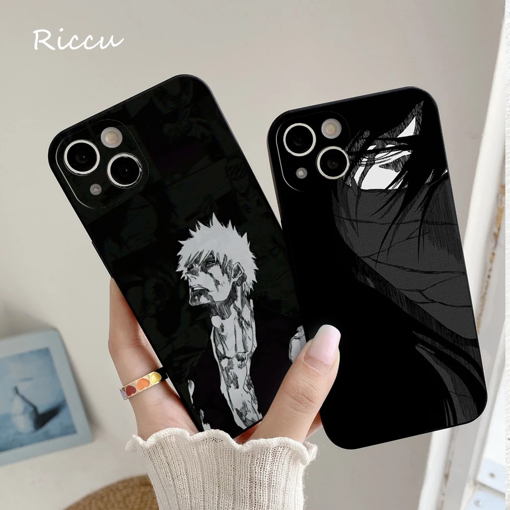 Per Iphone 15 14 Anime Bleach Kurosaki Ichigo Custodia Morbida Per Iphone 14 11 12Pro 8 7 Plus X 13Pro Max Se2020 Xr Xs Cover