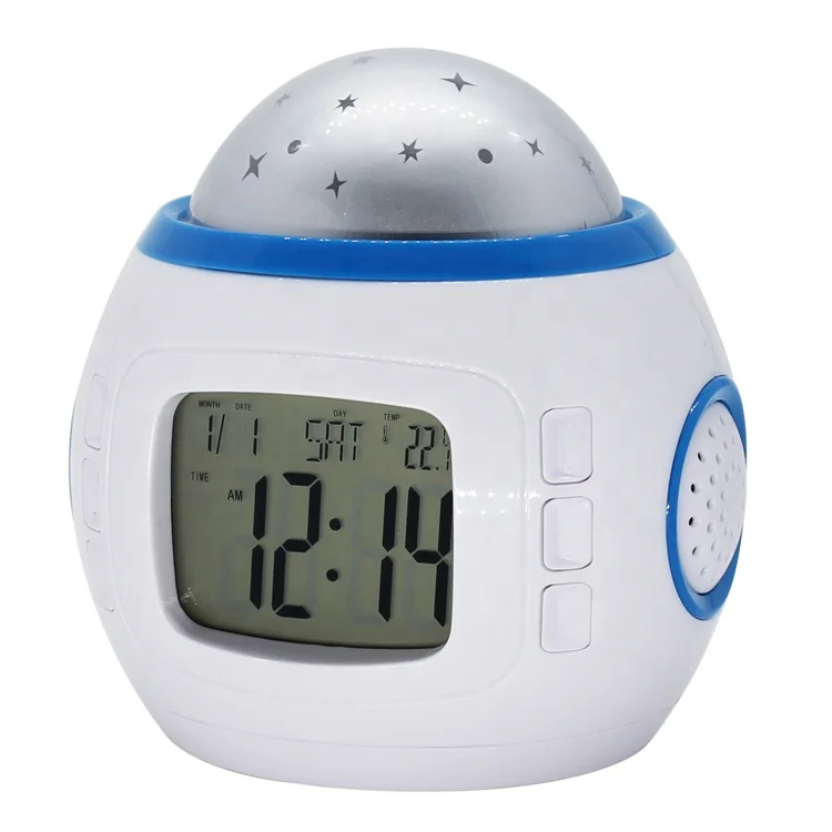 

Fancy Electronic Digital Star Sky Projector Projection Music Alarm Clock